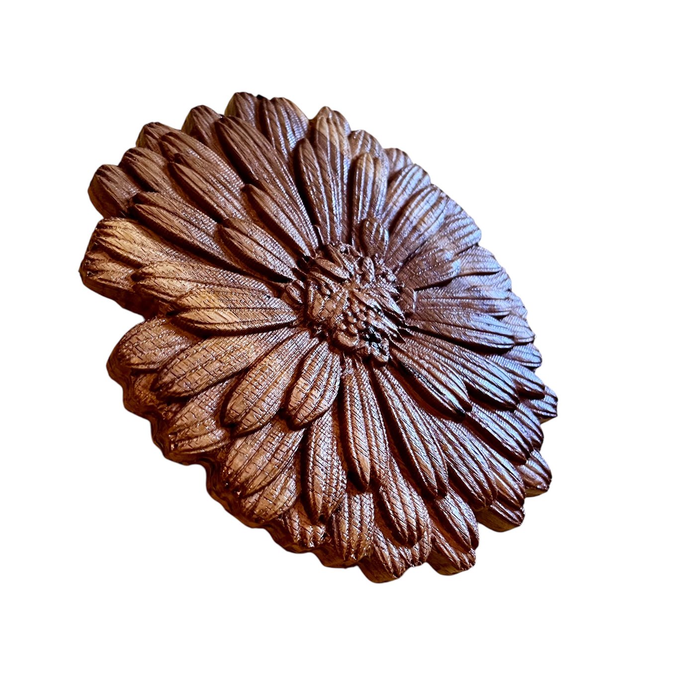 Deko-„Sonnen-Blume“ aus Holz – Bild 2
