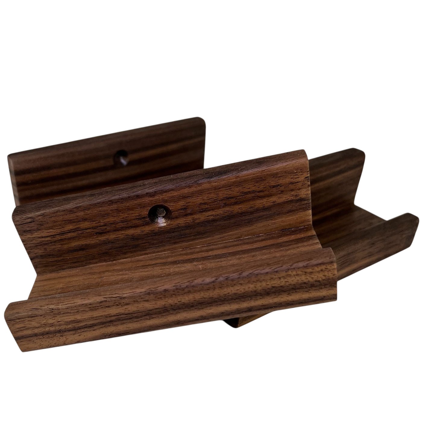 Schallplatten-Wandhalter aus Nussbaum – 3er-Set – Bild 5