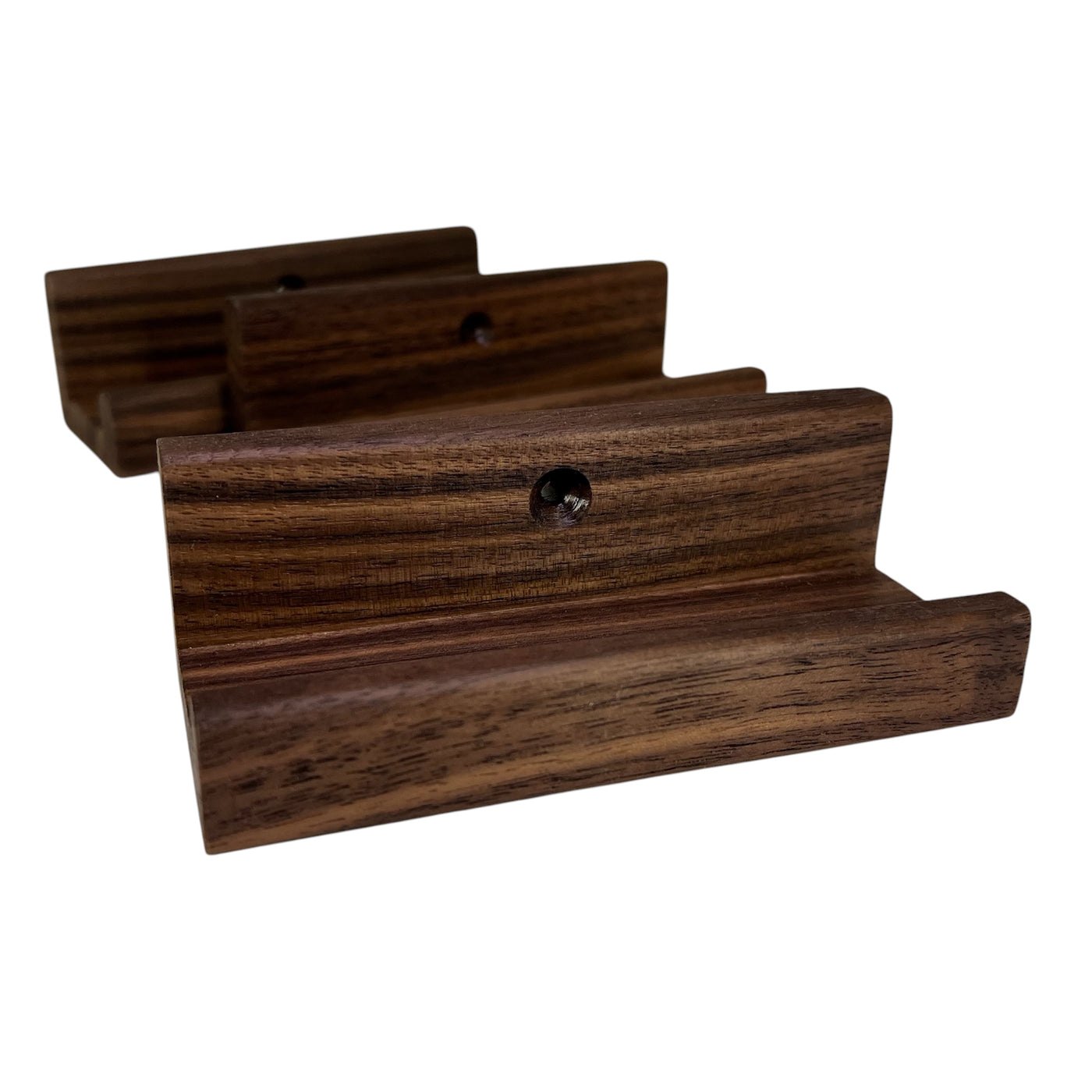 Schallplatten-Wandhalter aus Nussbaum – 3er-Set – Bild 6