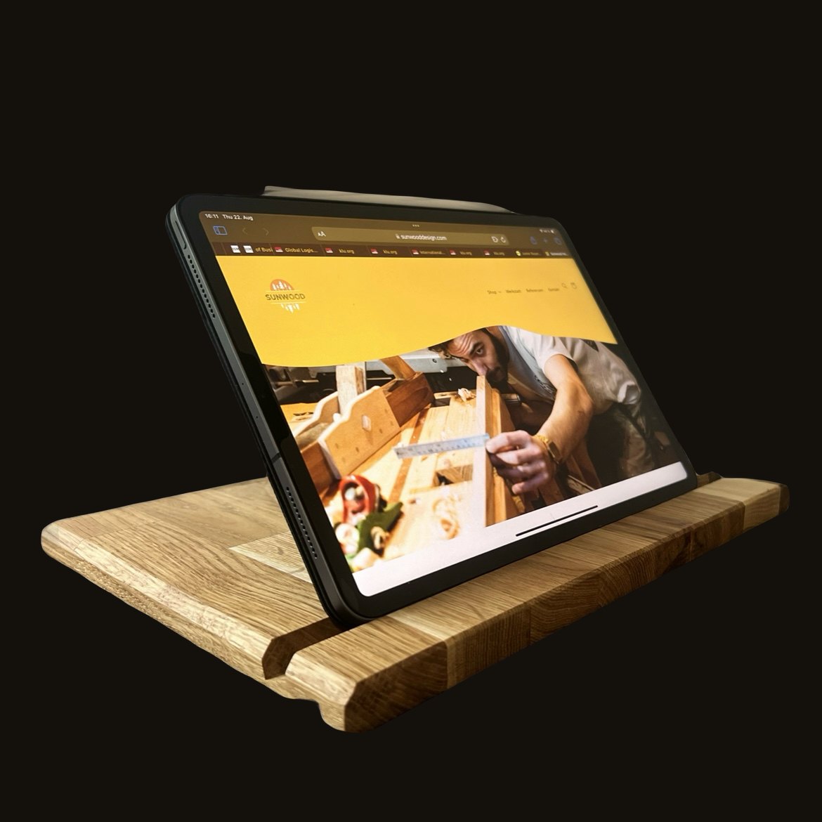 Tablet-Ständer „Oak“
